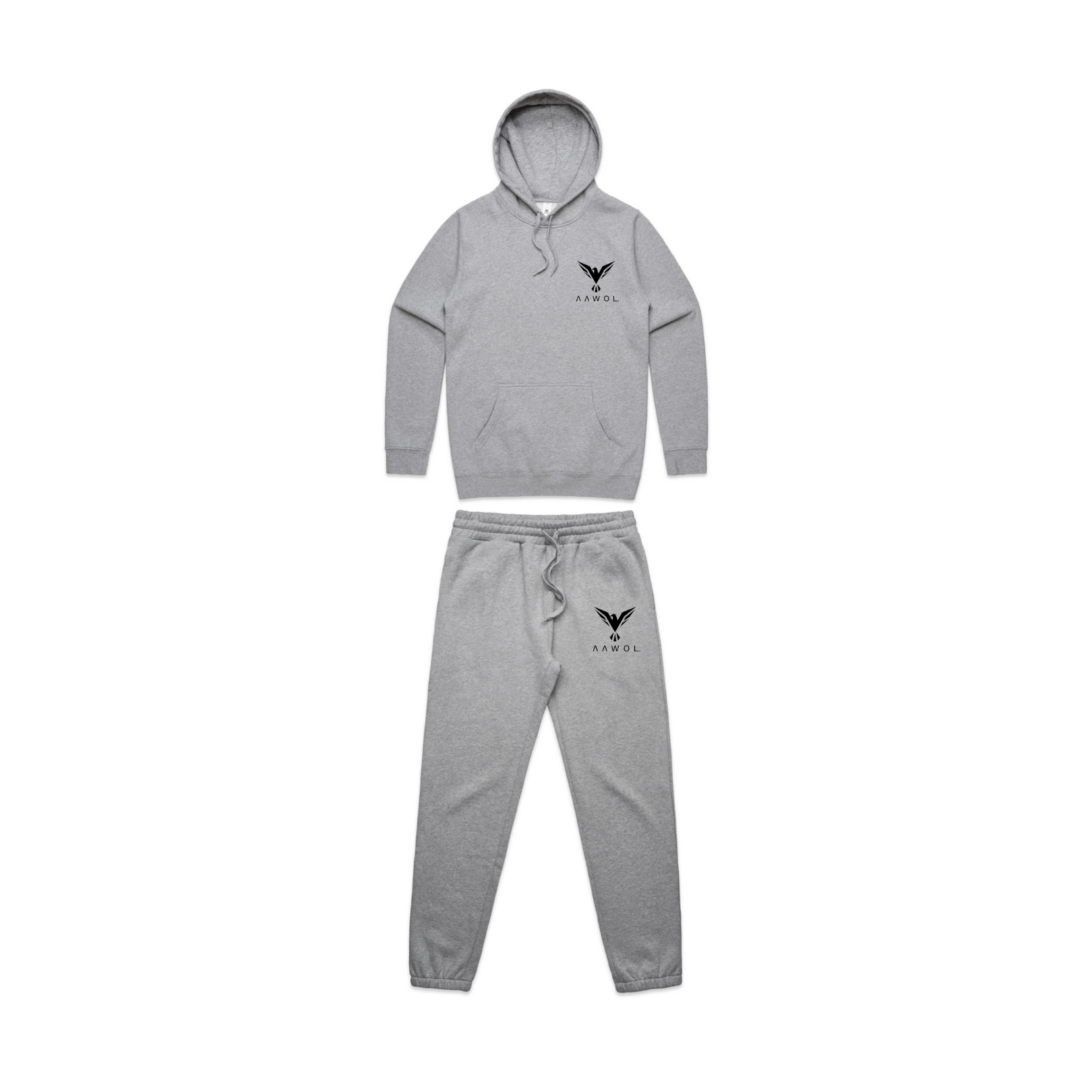 AAWOL Phoenix Patch Sweatsuit Set(Gray)